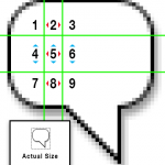 sample image with a grid overlay